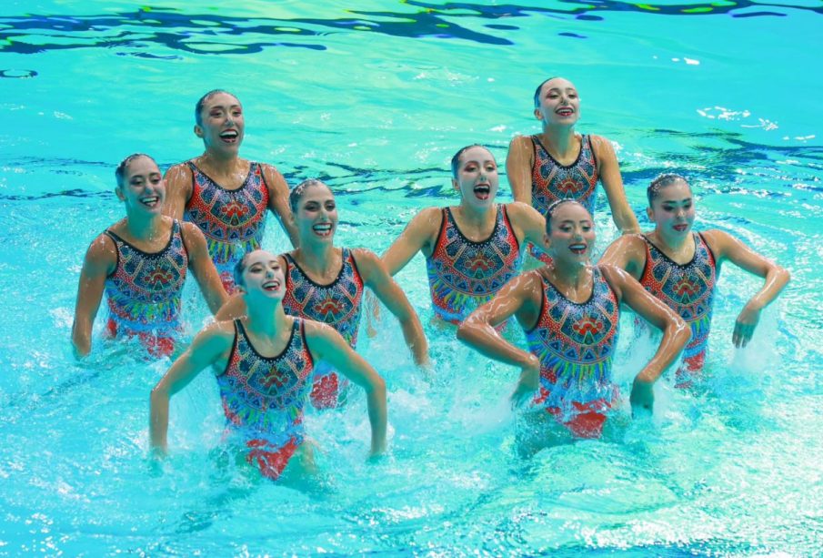 Selección de natación artística.