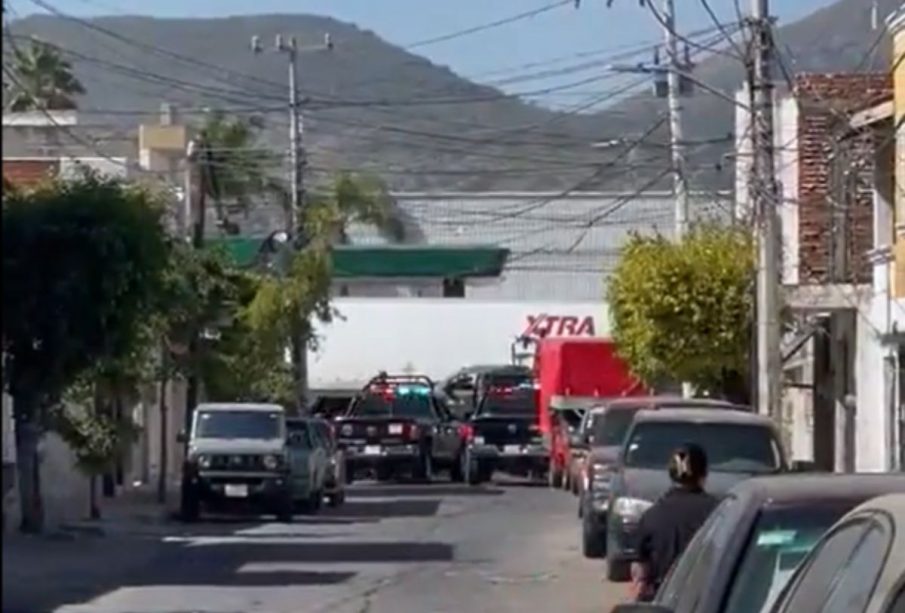 Balacera en Ocotlán.