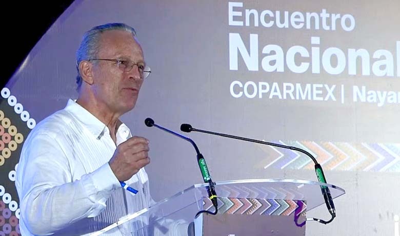 presidente nacional de la Coparmex, José Medina Mora Icaza