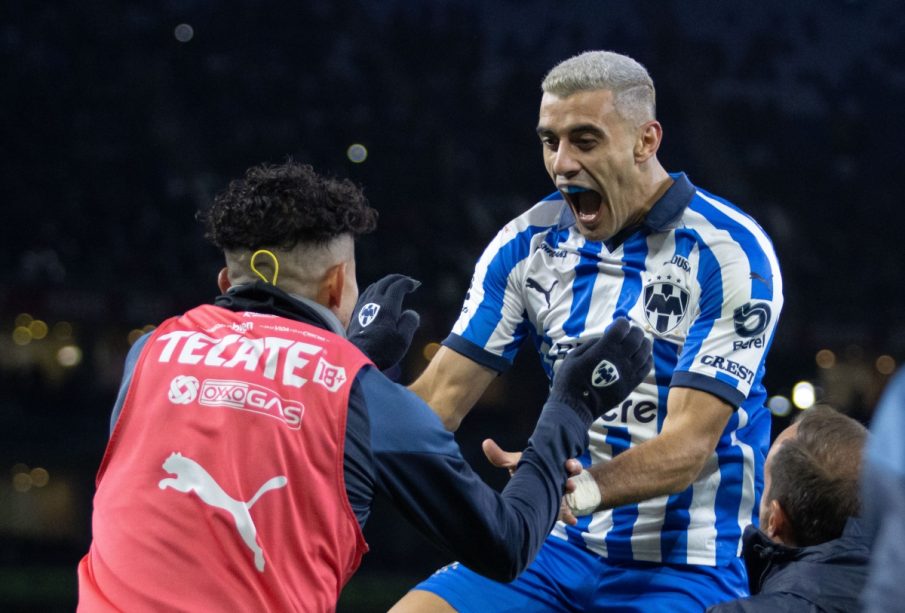 Germán Berterame, jugador de los rayados del Monterrey