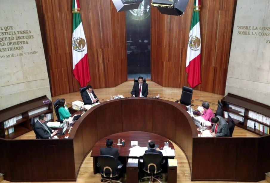 Sesión del Tribunal Electoral del Poder Judicial de la Federación