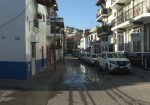 Aguas negras en Centro de Puerto Vallarta