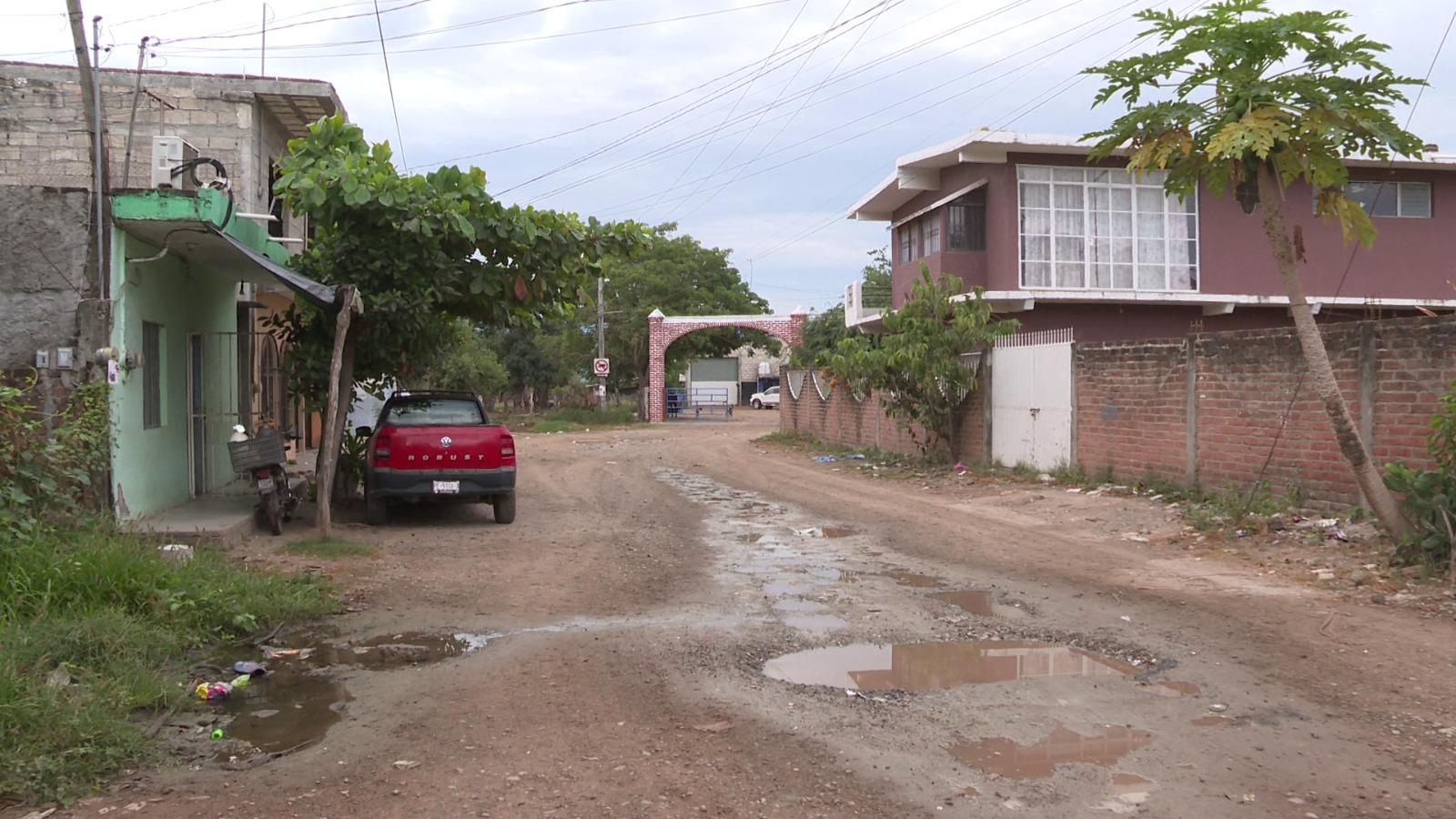 Aguas negras en San José del Valle