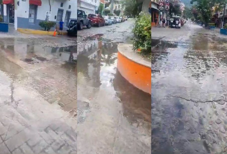 Aguas negras en Zona Romántica