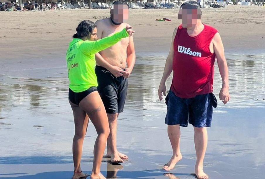 Debido a la presencia de un cocodrilo, cierran playas de Nuevo Vallarta