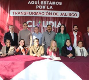 Con miras a la gubernatura de Jalisco, Claudis Delgadillo presentó su primer bloque de colaboradores