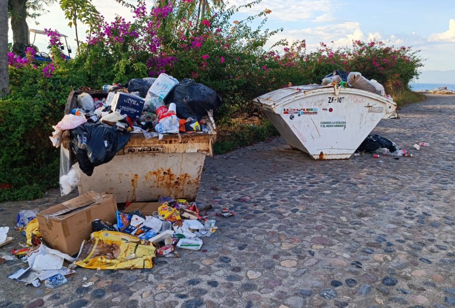 Contenedores repletos de basura