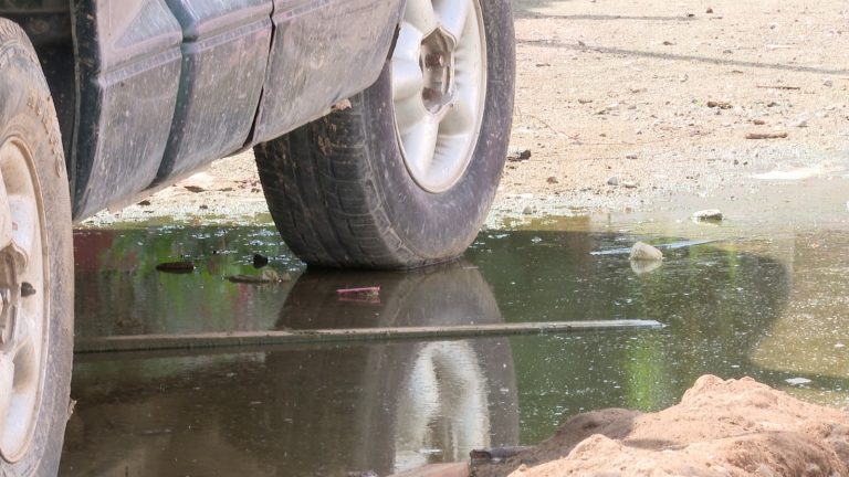 Fuga haciendo charco