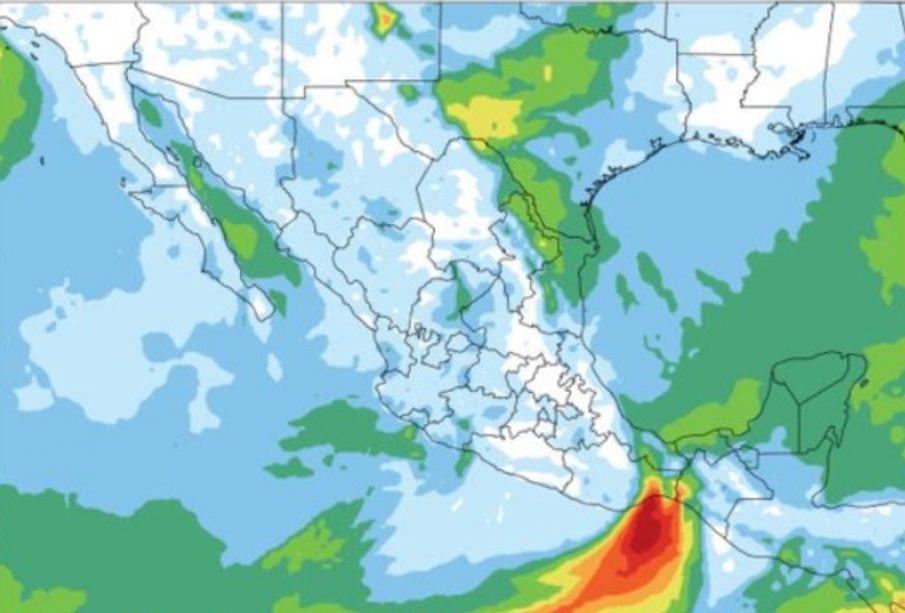 Frente frío 16 en México.