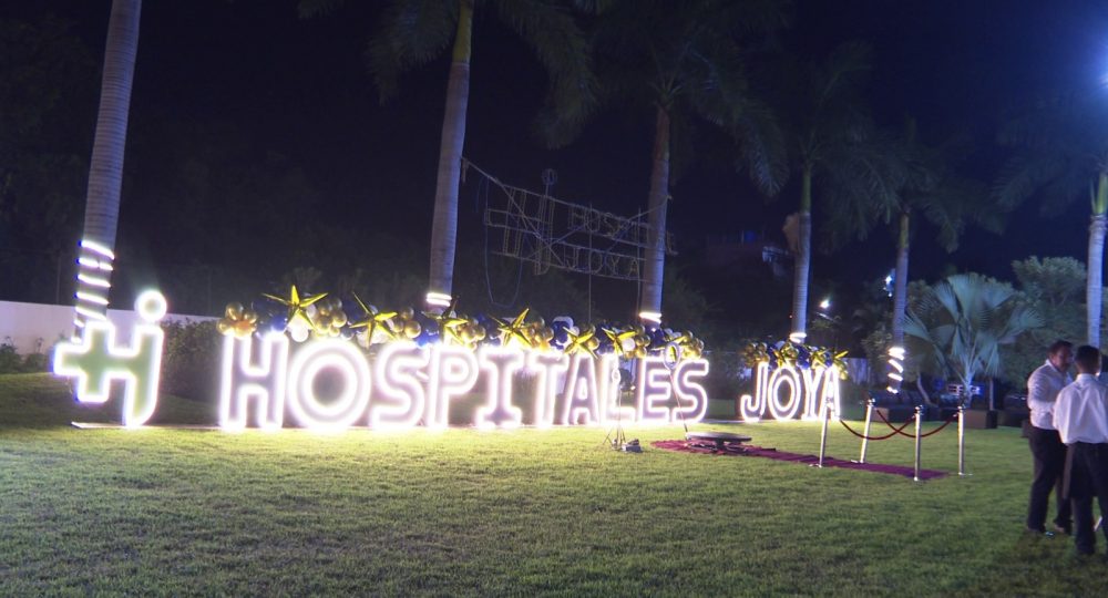 Letras led del Hospitales Joya