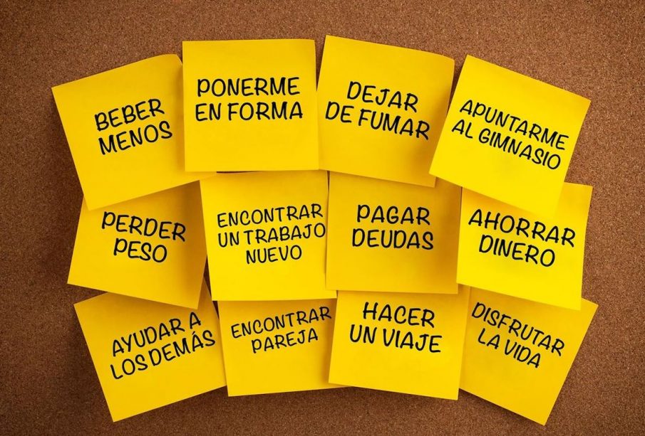 El no contar con metas precisas, es el prinicpal motivo por el cual no se cumplen los propósitos de año nuevo