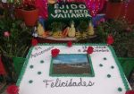 Pastel por el 94 aniversario del Ejido de Puerto Vallarta