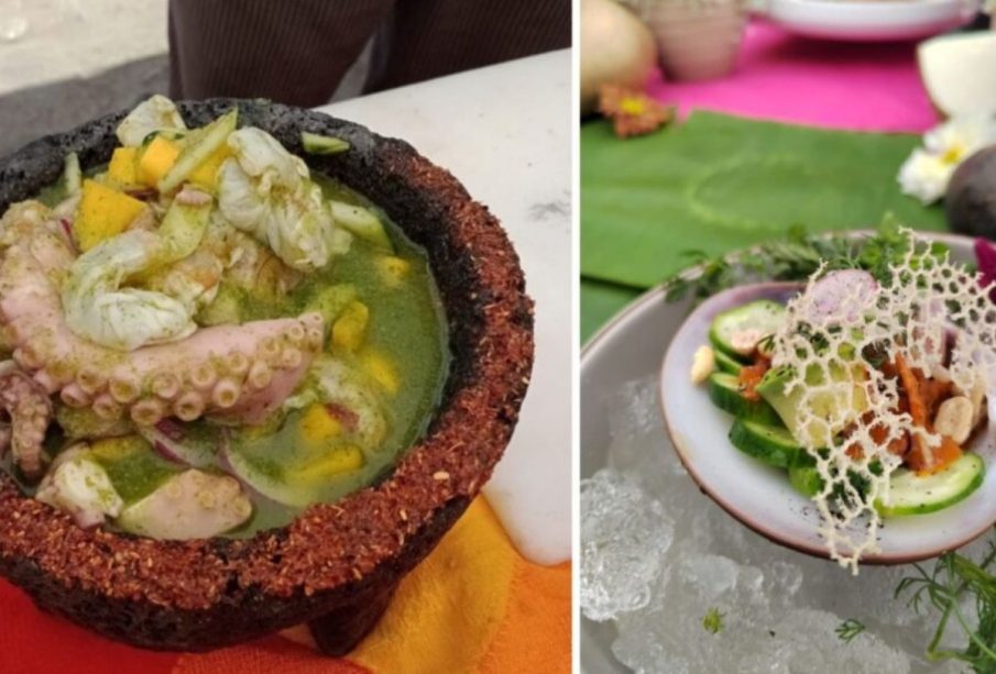 Platillos de mariscos