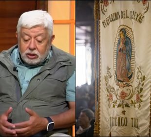 Jaime Maussan y la Virgen de Guadalupe.