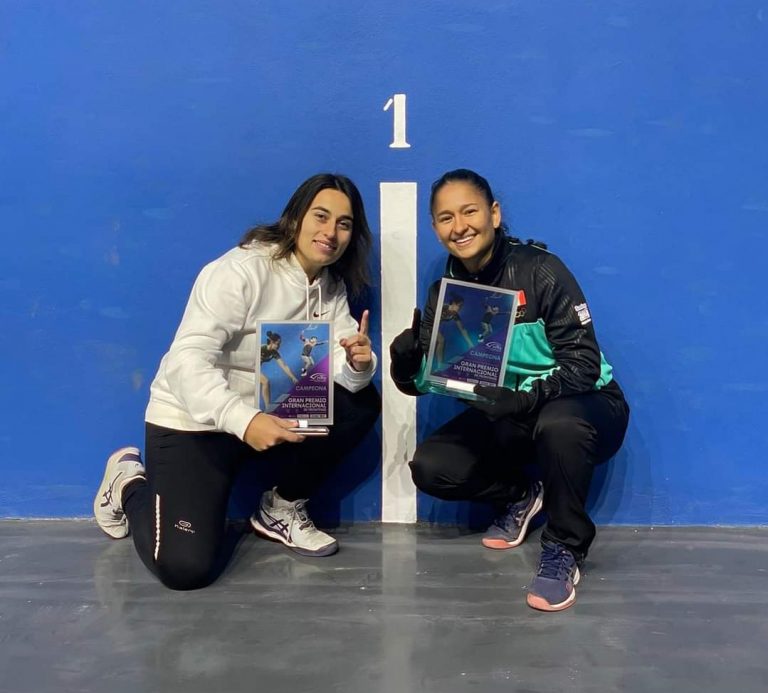 Ximena Plácito y Lidia Simón con premio por oro en España