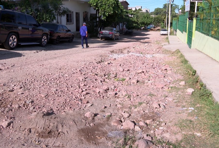 Calle Italia en la colonia Brisas del Pacífico