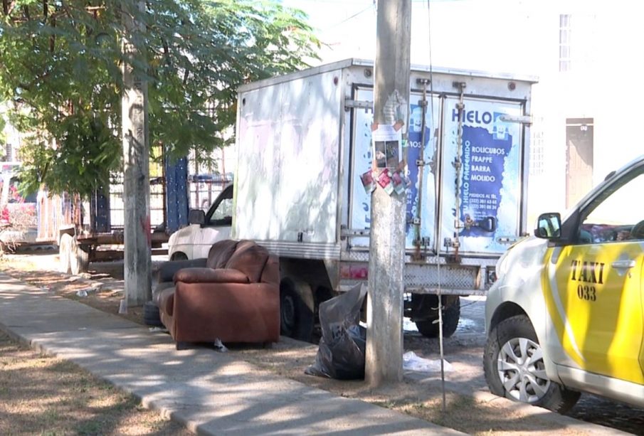 Camioneta abandonada