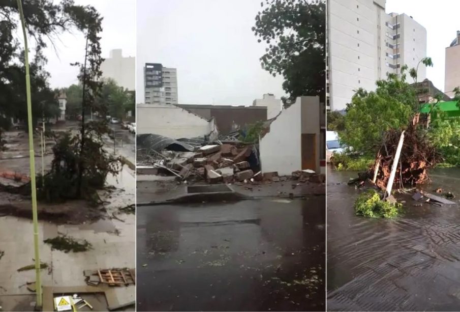 Afectaciones por temporal de lluvias en Argentina