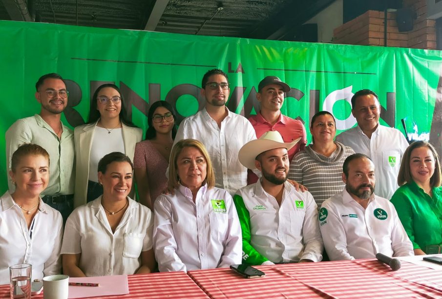 Integrantes del Partido Verde Ecologista de México