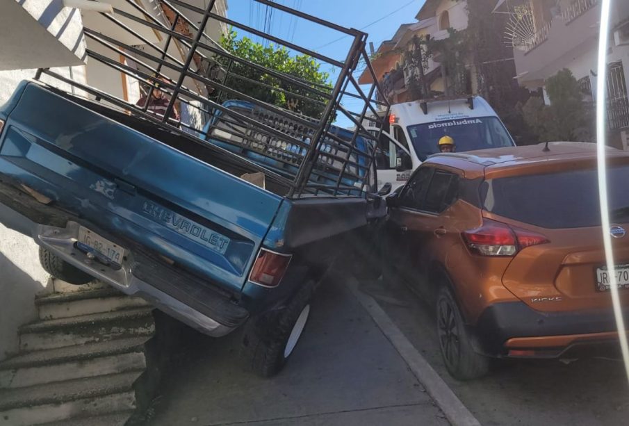 Accidente en colonia Primavera.