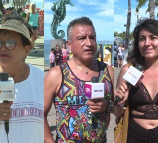 Turistas en Vallarta