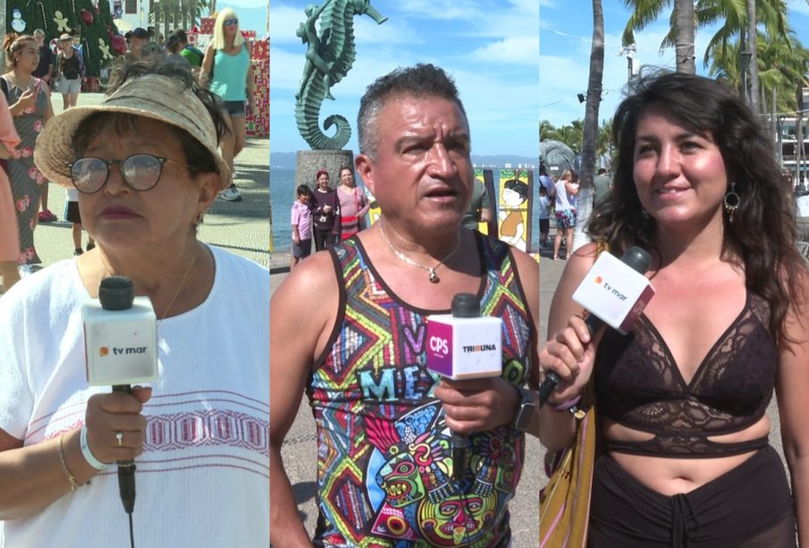 Turistas en Vallarta