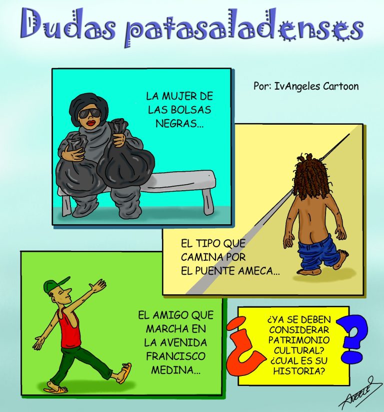 Cartoon Ivangeles sobre costumbres de Vallarta