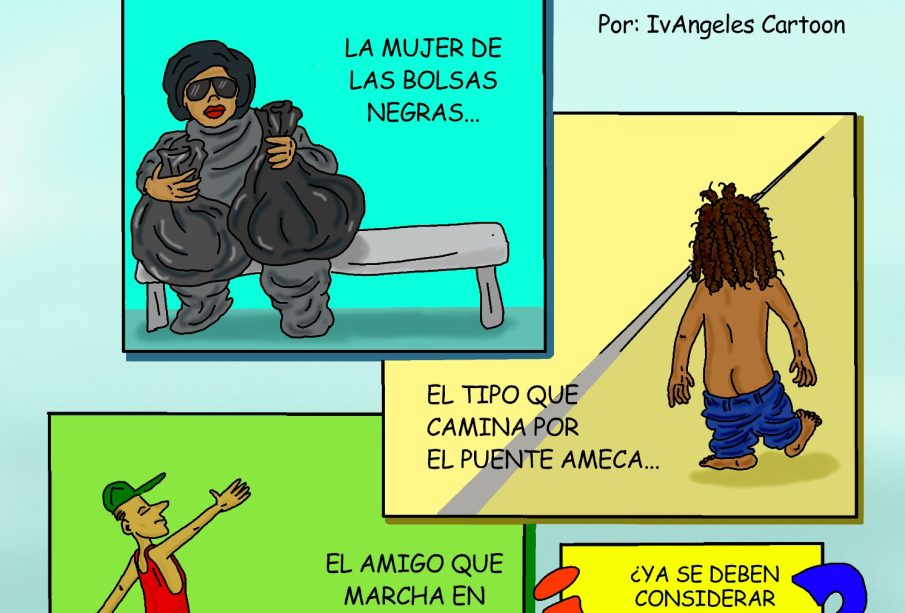 Cartoon Ivangeles sobre costumbres de Vallarta