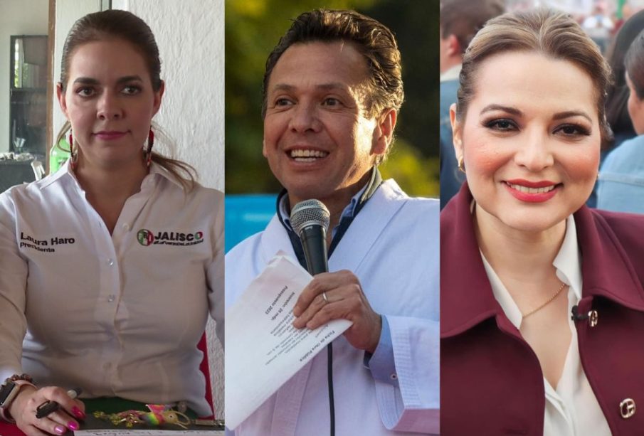 Claudia Delgadillo, Laura Haro Ramírez y Pablo Lemus