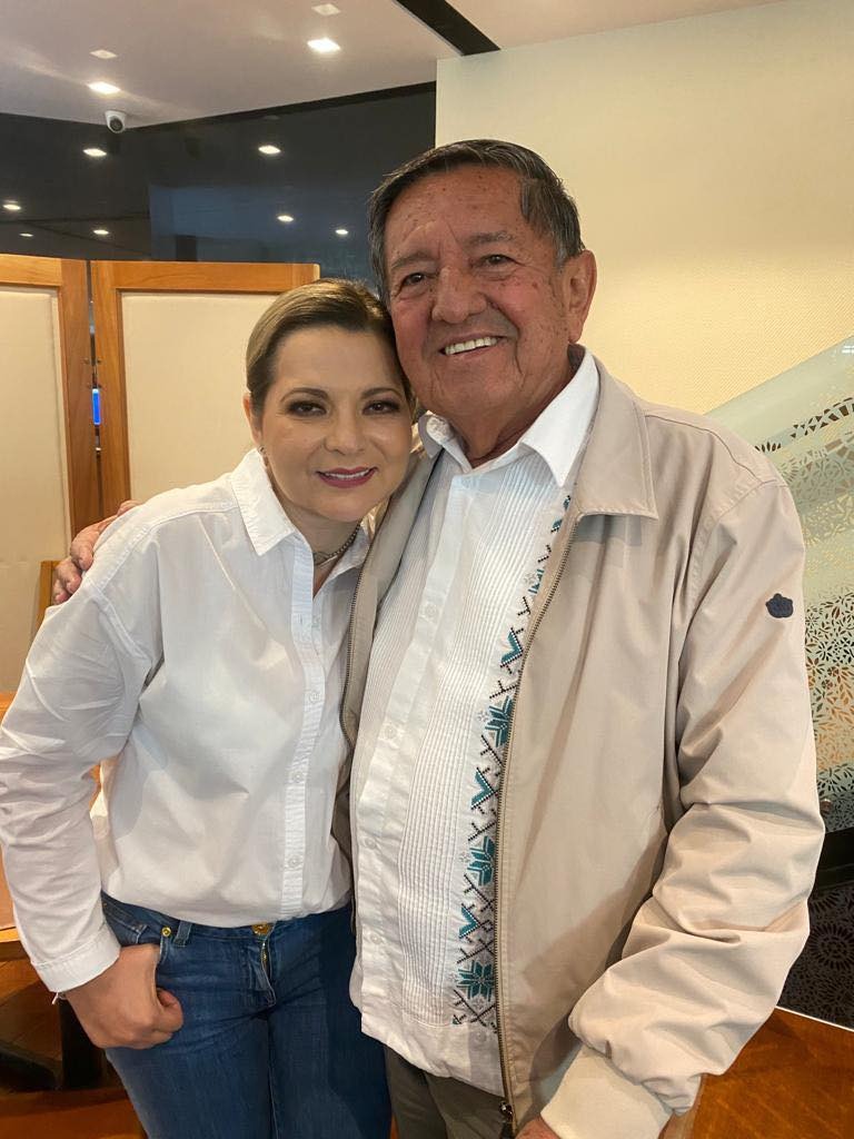 Claudia Delgadillo y Luis Michel