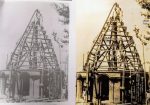 Construcción de la cúpula del Templo de Guadalupe