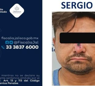 Ficha de detención de Sergio J