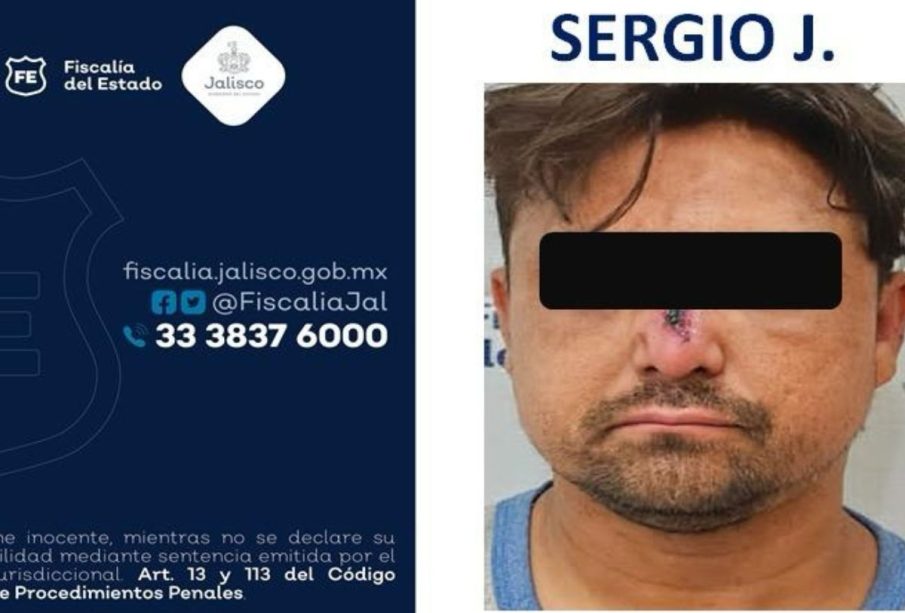 Ficha de detención de Sergio J