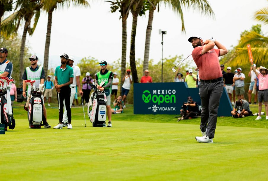 Golfistas en el México Open Vidanta