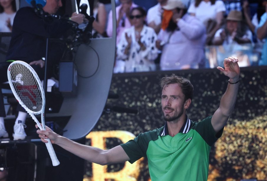 Danil Medvedev en el Abierto de Australia