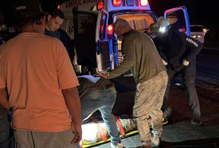 Joven motociclista se accidenta a la altura de El Monteón