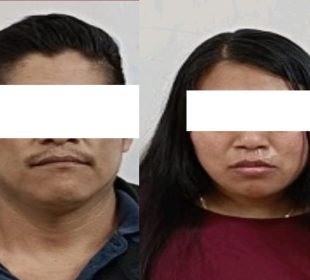 Por su presunta participación en el delito de maltrato infantil, pareja fue detenida