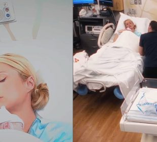 Paris Hilton en hospital con bebé