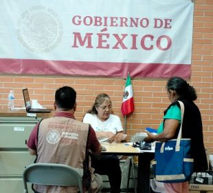 Persona en módulo de Pensión Bienestar