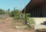 Puestos cerrados del Mercado y Parque de Bucerias