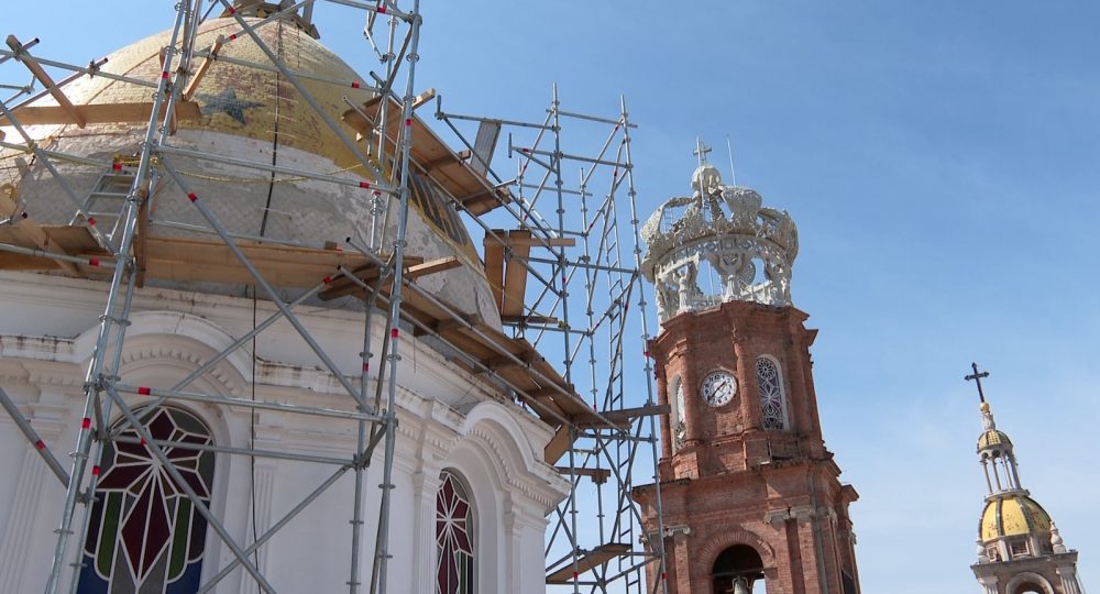 Remodelación de la cúpula del Templo de Guadalupe