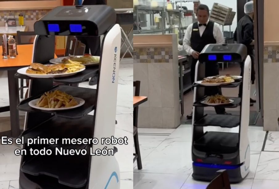 Robot mesero en Monterrey