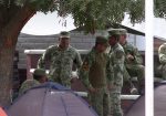 Soldados de la Guardia Nacional en Ixtapa