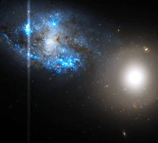 Sonido de las galaxias cuando interactúan