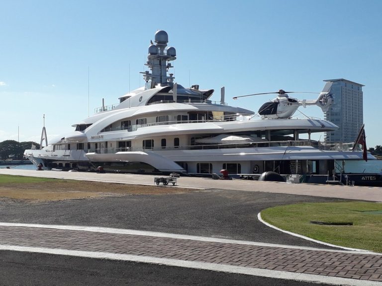 yacht with helicopter puerto vallarta