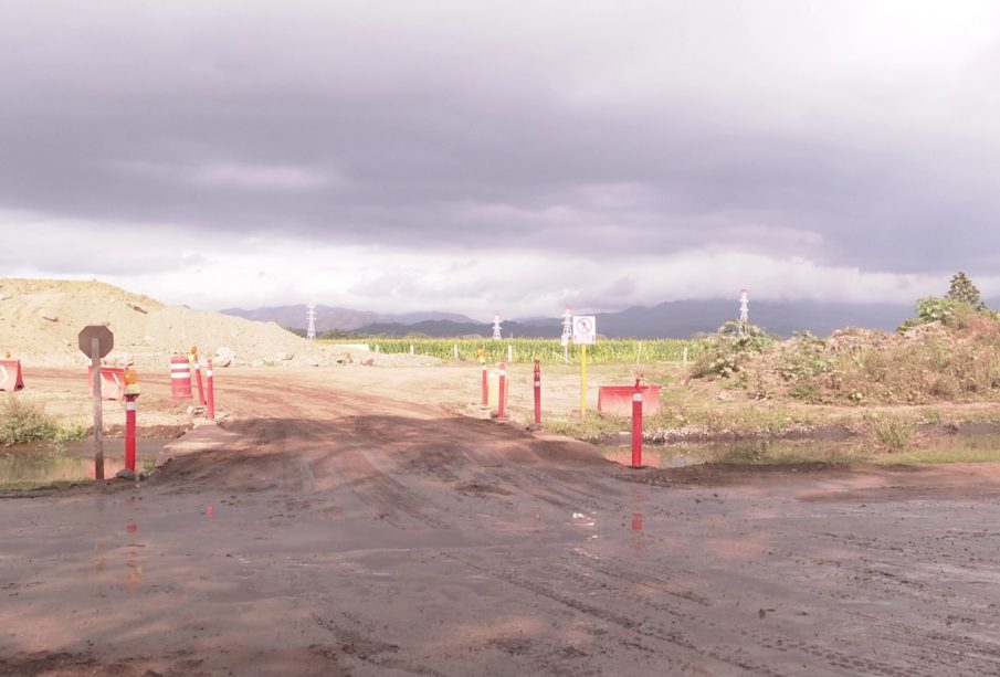 Zona del libramiento trazado