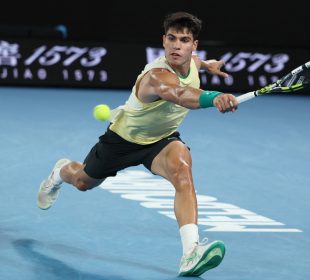 Carlos Alcaraz en el Abierto de Australia