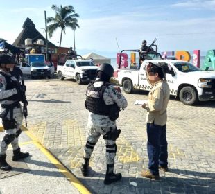 Guardia Nacional en operativos de seguridad en Bahía de Banderas