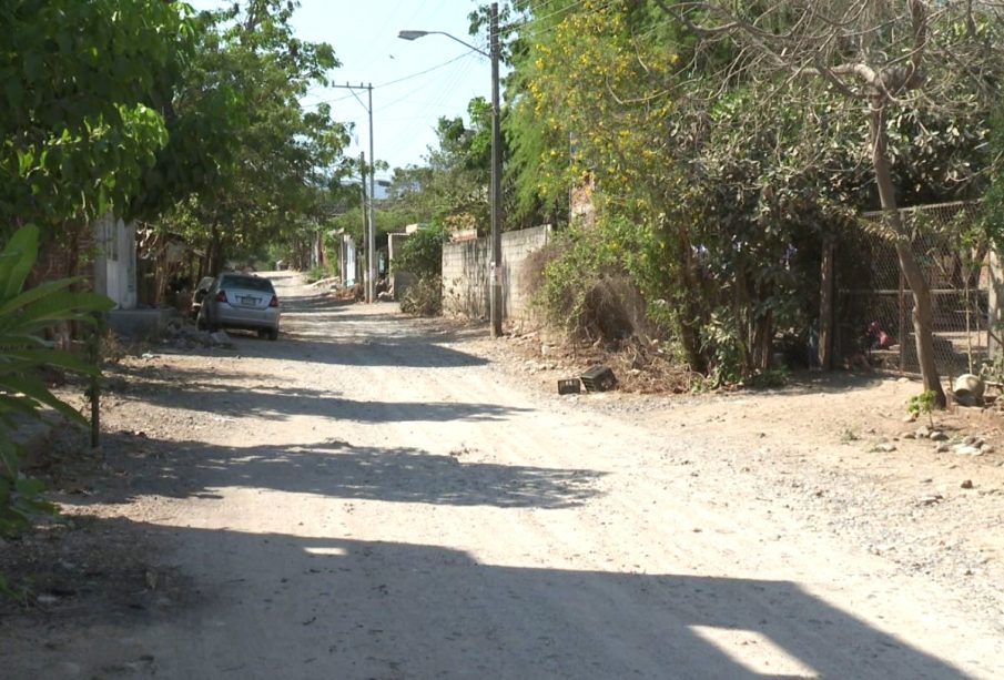 Calles en mal estado en Valle de Banderas