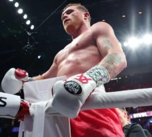 El boxeador Saúl Canelo Álvarez